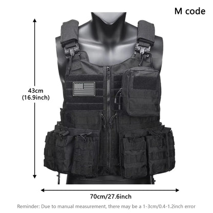 Gilet tactique police réglable - libération rapide, système MOLLE et pochettes détachables - BLACKBEARD OUTDOOR INDUSTRIES