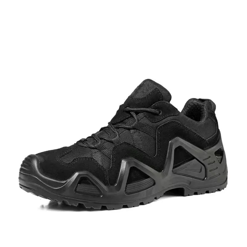 Chaussures Tactiques Mi-Hautes Militaires Désert – Cuir Suède, Randonnée & Outdoor, 39-46