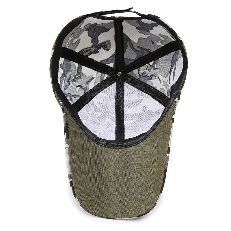 Casquette Tactique Camouflage – Baseball Cap Outdoor | Chasse, Pêche, Randonnée