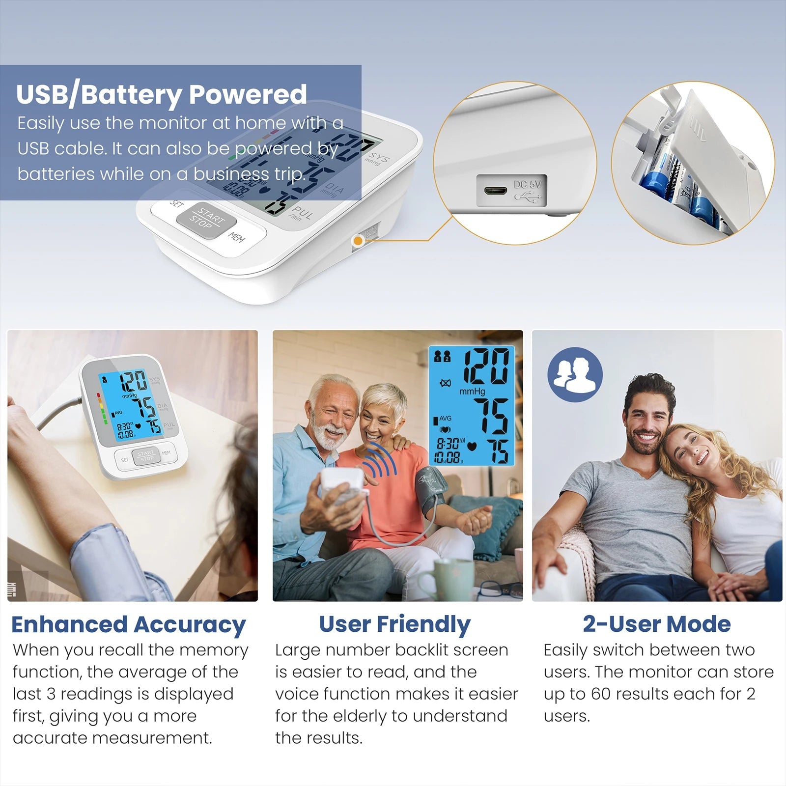 Moniteur de Tension Artérielle Automatique pour Bras – Tensiomètre Digital Sejoy DBP-1383 Ma boutique