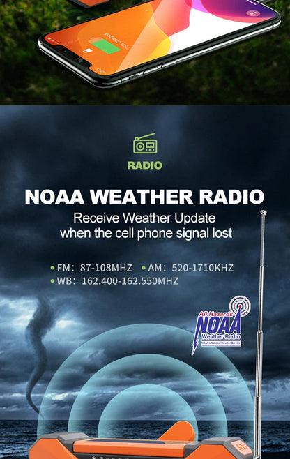 radio multifonction de survie solaire AM, FM et NOAA Ma boutique