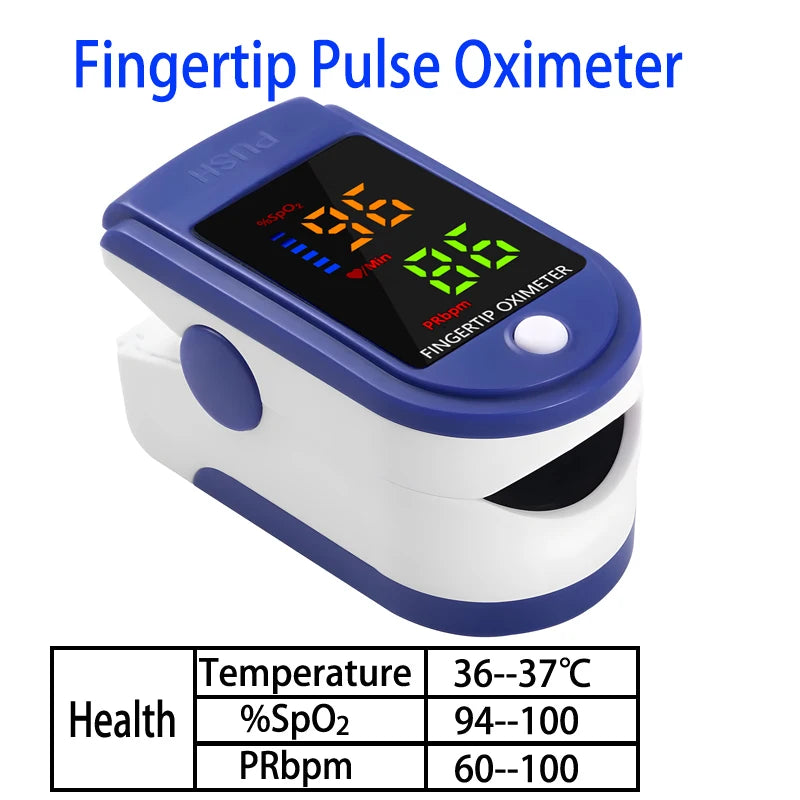 Thermomètre Infrarouge Sans Contact & Oxymètre de Pouls – Mesure Rapide Corps & Surface