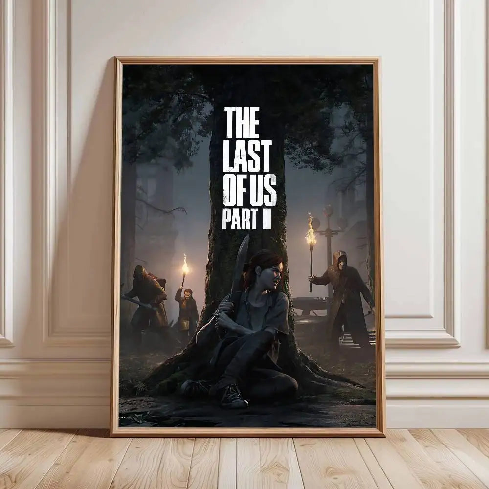 Poster The Last of Us Autocollant Imperméable – Décoration Murale Gaming | Style Esthétique, Sans Cadre | 10x15 à 50x70 cm