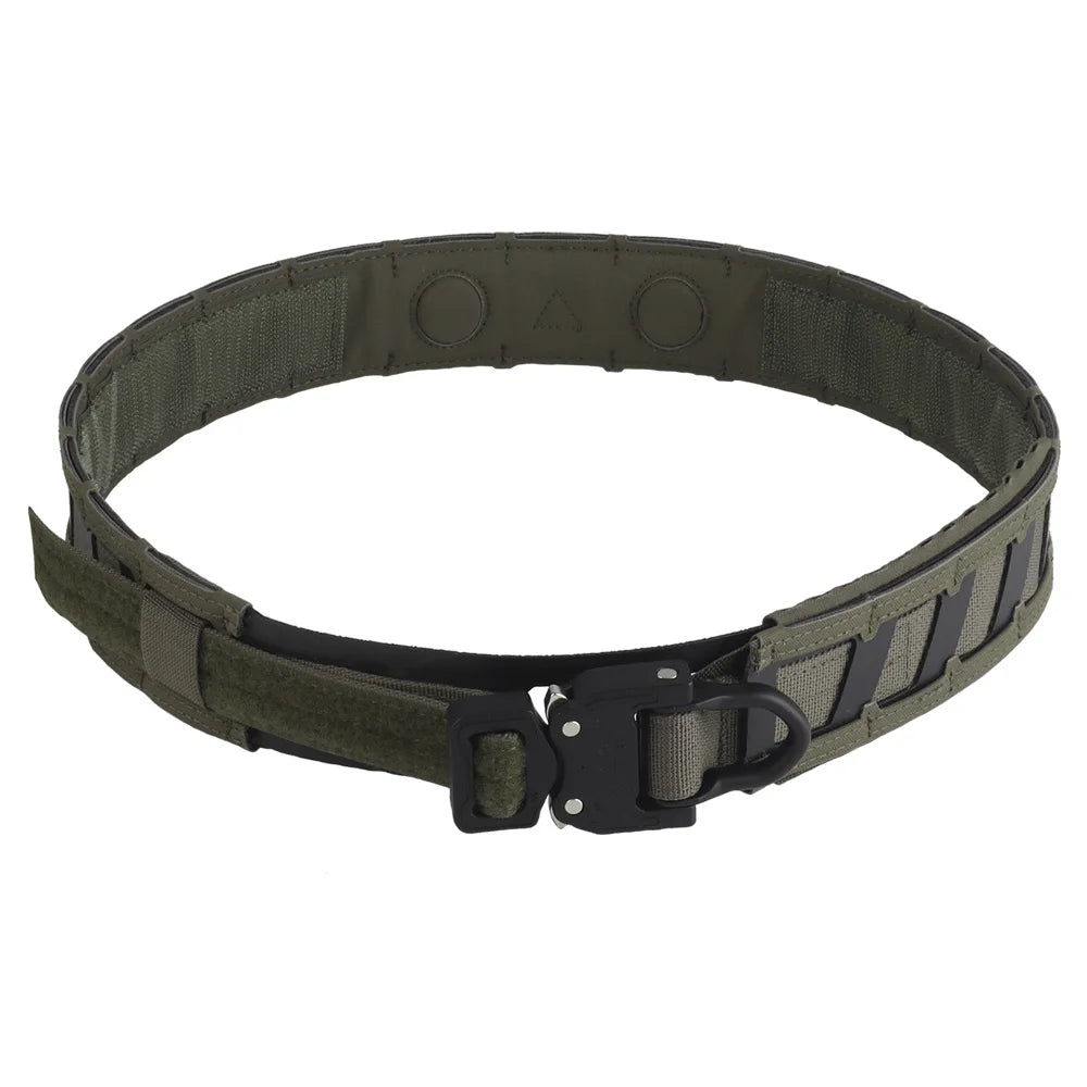 Ceinture Tactique Double Couche avec Boucle Métallique Cobra et Système MOLLE - Ceinture de Combat Soft avec Positionnement Magnétique BLACKBEARD OUTDOOR INDUSTRIES