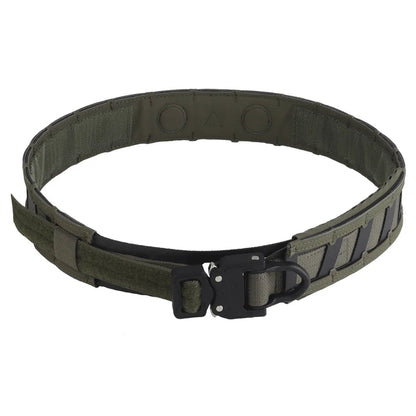 Ceinture Tactique Double Couche avec Boucle Métallique Cobra et Système MOLLE - Ceinture de Combat Soft avec Positionnement Magnétique BLACKBEARD OUTDOOR INDUSTRIES