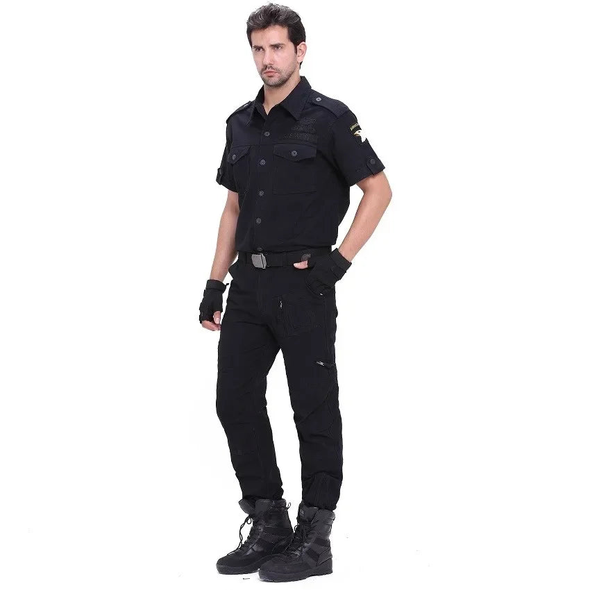 Pantalon Cargo Homme  – Coton Résistant, Multi-Poches, Style Militaire et Décontracté - BLACKBEARD OUTDOOR INDUSTRIES