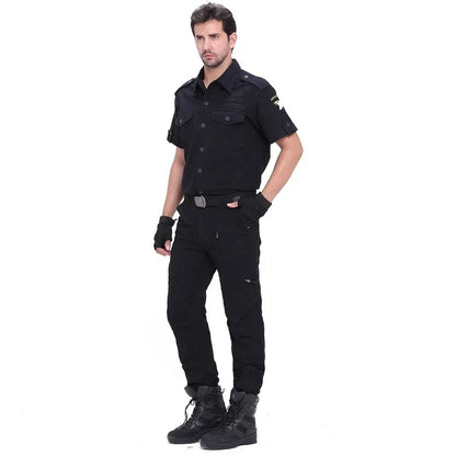 Pantalon Cargo Homme  – Coton Résistant, Multi-Poches, Style Militaire et Décontracté - BLACKBEARD OUTDOOR INDUSTRIES