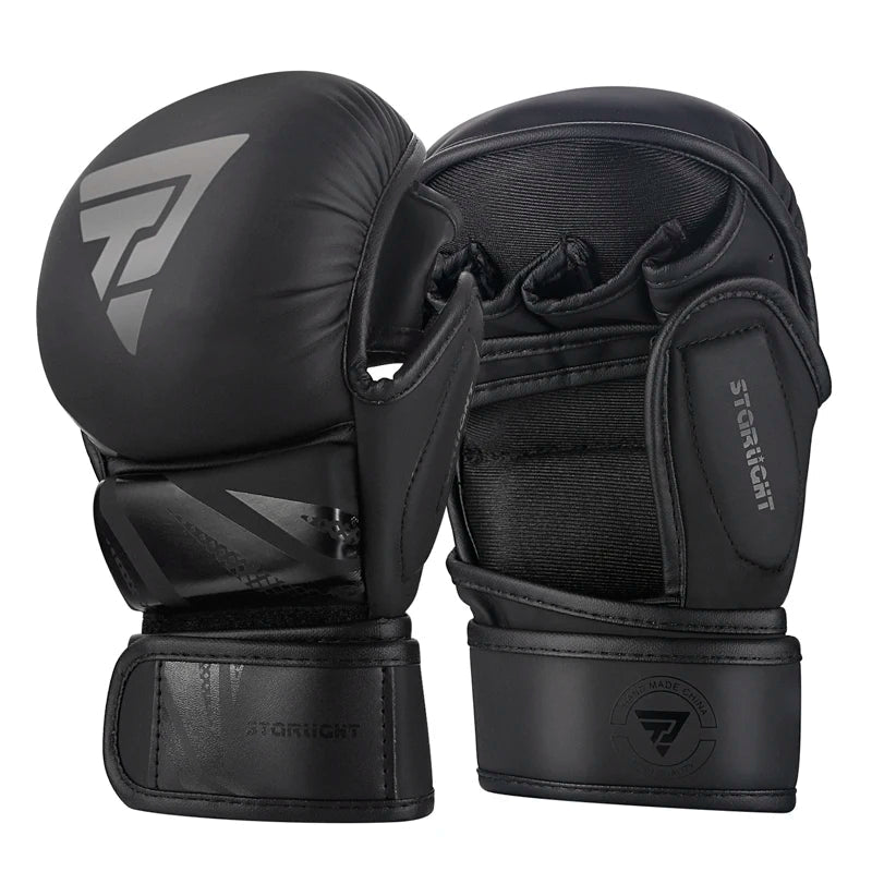 Gants de Boxe Professionnels MMA - Gants de Formation en PU pour Boxe, Karaté, Muay Thai et Arts Martiaux BLACKBEARD OUTDOOR INDUSTRIES
