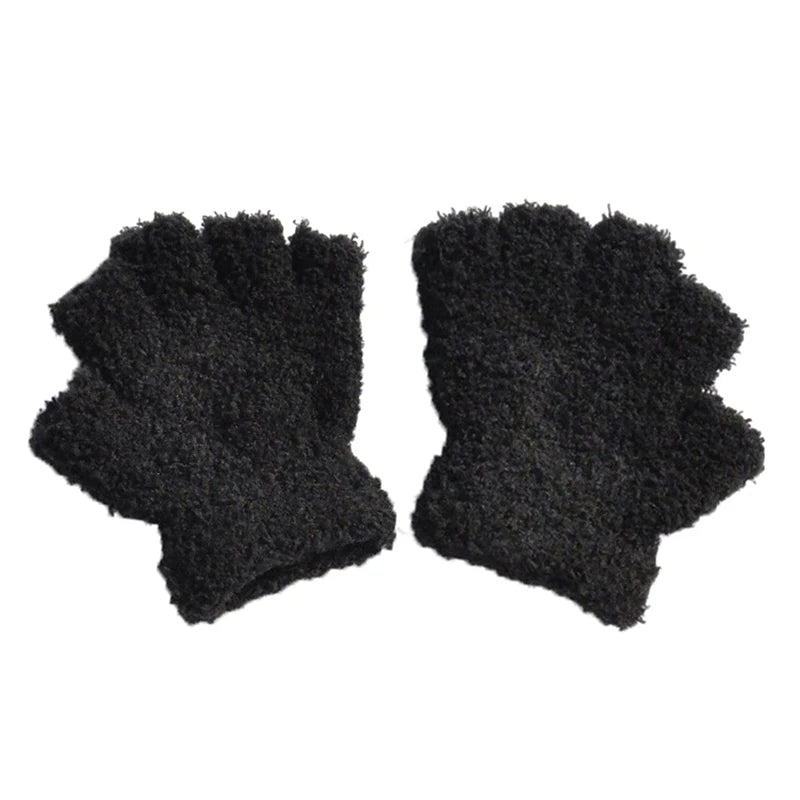 Paire de gants pour enfant en velours hiver Ma boutique