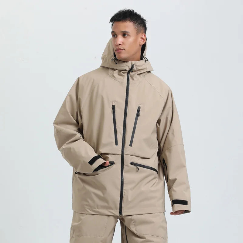 Veste de ski femme imperméable et respirante à capuche, tenue jusqu'à -30°C