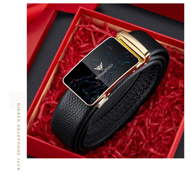 Ceinture en Cuir de Vachette Business WILLIAMPOLO Ma boutique