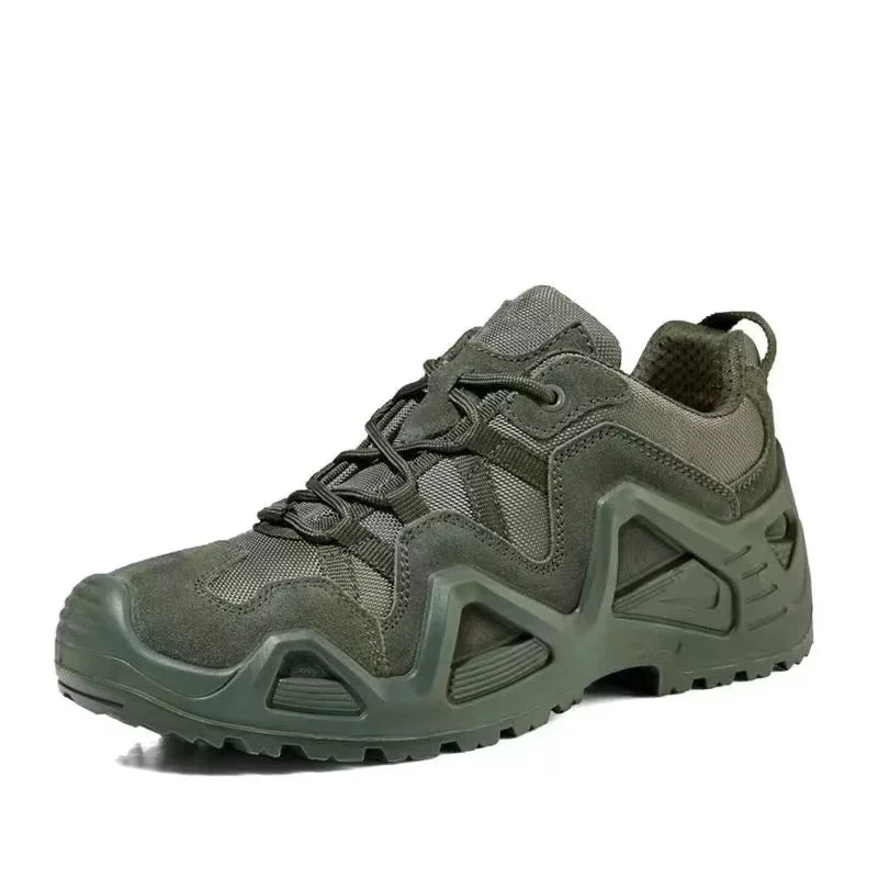 Chaussures Tactiques Mi-Hautes Militaires Désert – Cuir Suède, Randonnée & Outdoor, 39-46