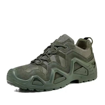 Chaussures Tactiques Mi-Hautes Militaires Désert – Cuir Suède, Randonnée & Outdoor, 39-46