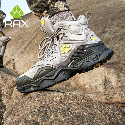 Boots de Randonnée Homme Imperméables en Cuir Véritable — Chasse, Escalade, Trekking Tactique