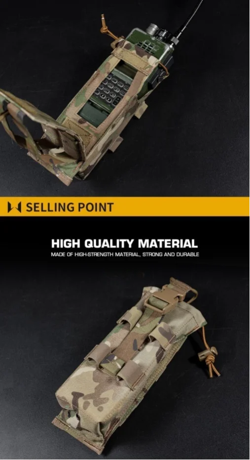 Pochette Radio PRC 152 - Sac Tactique MOLLE pour Walkie-Talkie Outdoor BLACKBEARD OUTDOOR INDUSTRIES