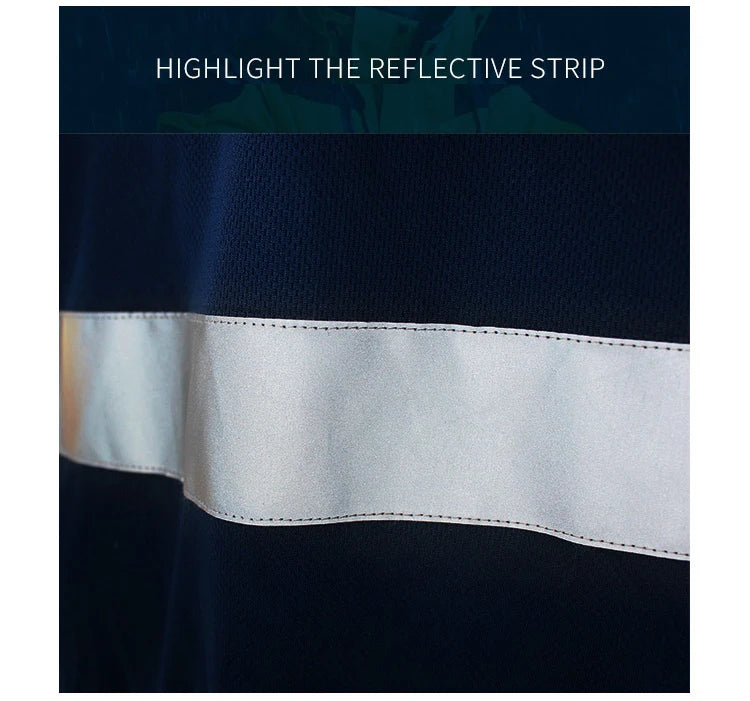 T-shirt de Sécurité Haute Visibilité – Été Respirant & Séchage Rapide Manches Courtes | Tissu Réfléchissant | Polyester Léger | Tailles L à XXXL - BLACKBEARD OUTDOOR INDUSTRIES