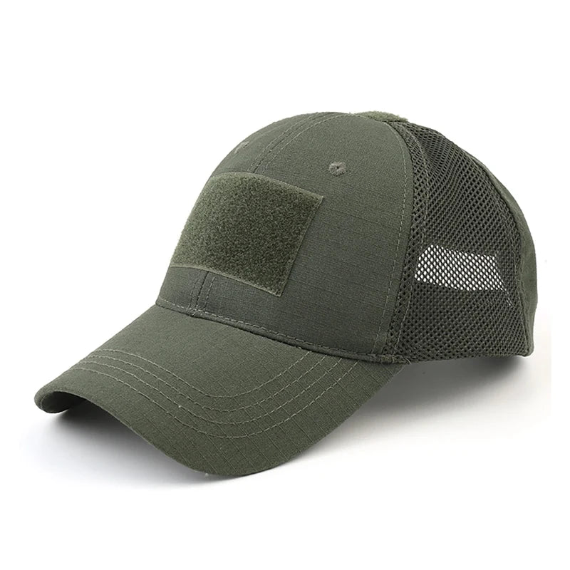 Casquette Multicam Camouflage Outdoor – Réglable, Maille Respirante – Tactique, Airsoft, Pêche, Chasse, Randonnée, Basket - BLACKBEARD OUTDOOR INDUSTRIES