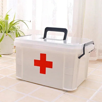 Boîte de Rangement Médicale à Double Couches – Portable et Résistante Ma boutique