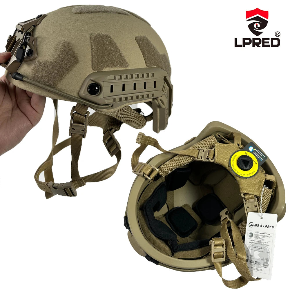 Casque tactique FAST LPRED à coupe haute