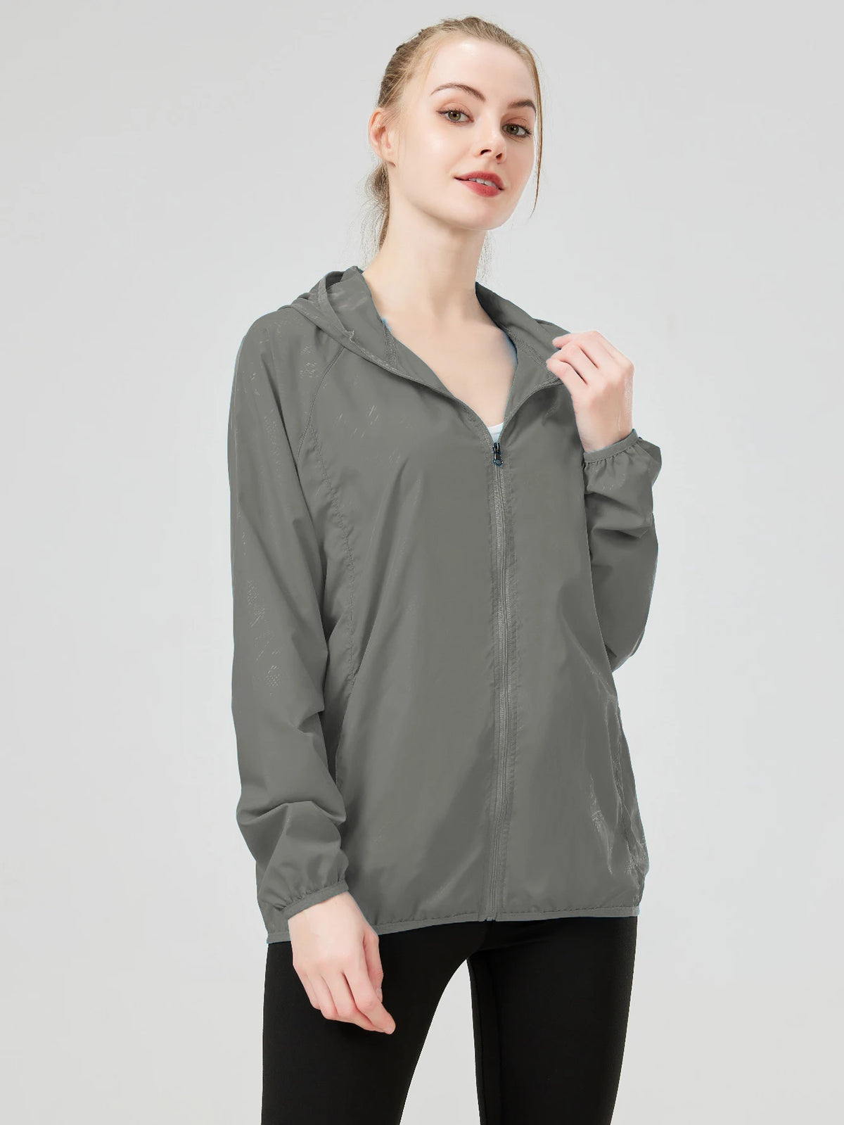 Veste coupe-vent femme anti-UV ultra légère, randonnée et sport