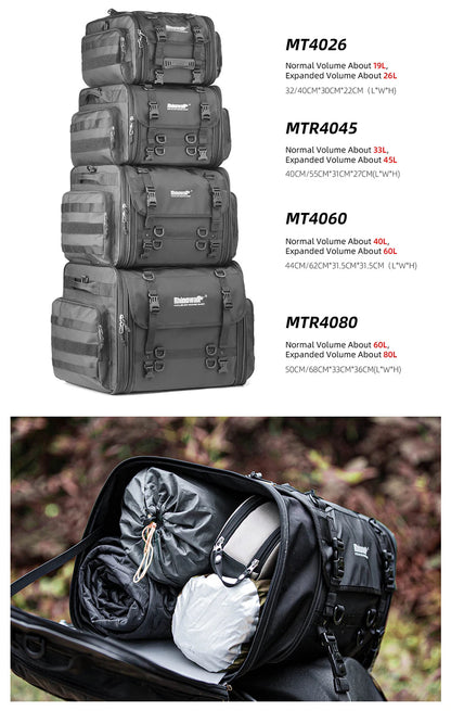 sacoche de voyage pour moto Rhinowalk 19L / 80L Ma boutique