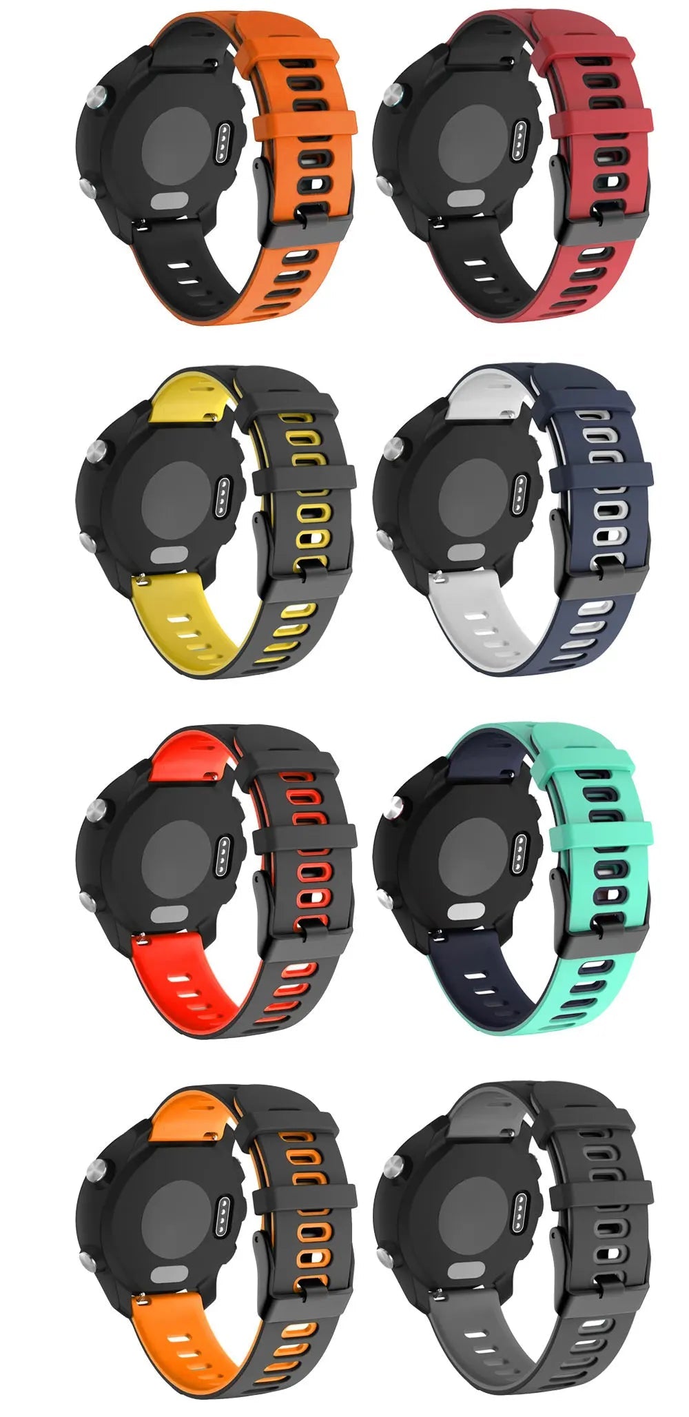 Bracelet en Cuir et Silicone 20mm/22mm pour Montres Huawei, Amazfit et Samsung Galaxy Watch BLACKBEARD OUTDOOR INDUSTRIES
