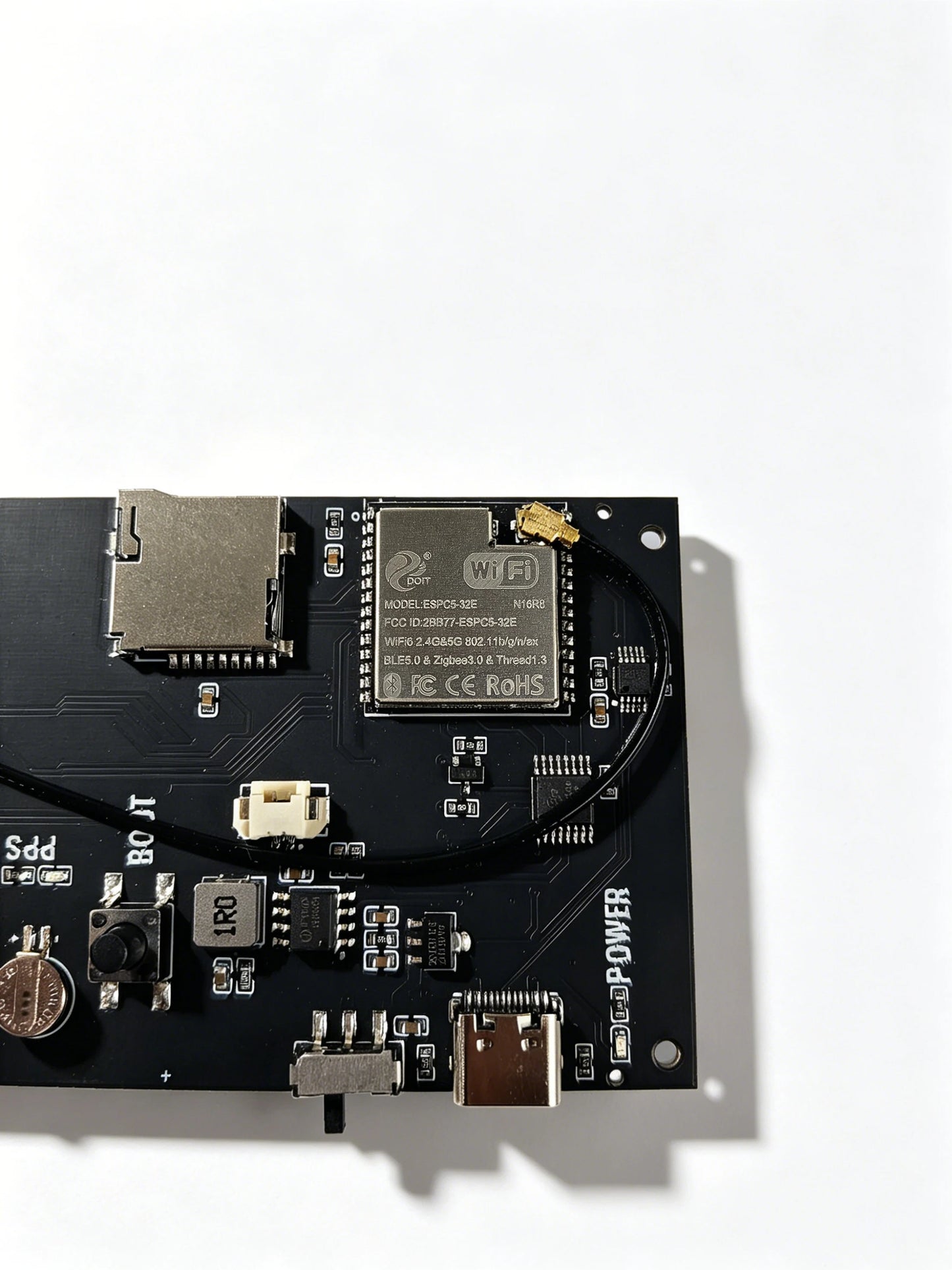 ESP32 Marauder V8 – ESP32-C5, Écran Tactile 2,8", WiFi 6 Dual-Band 2,4/5 GHz, Bluetooth 5, GPS Intégré