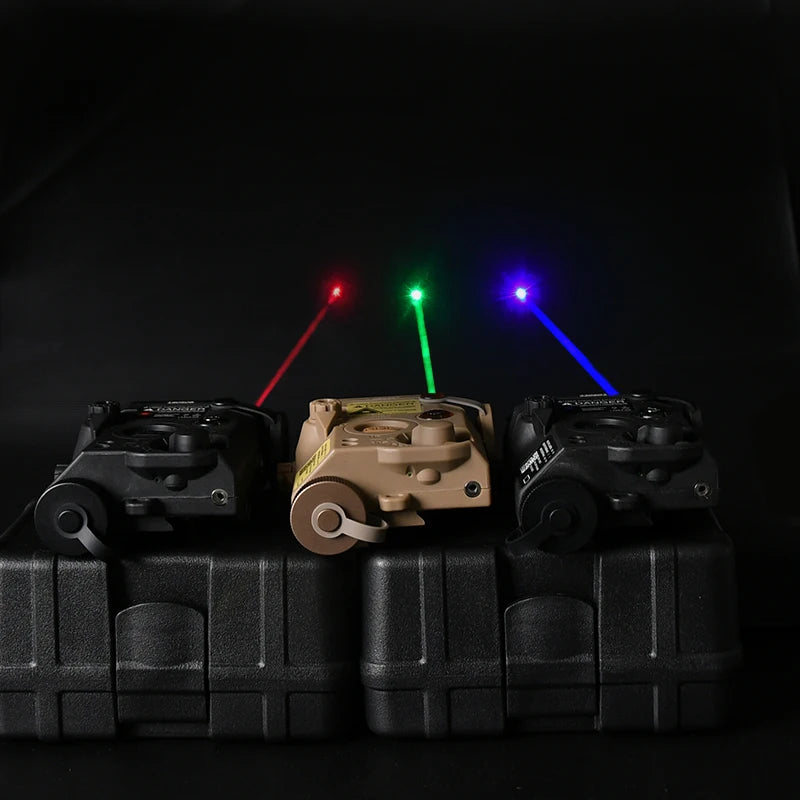 WADSN PEQ-15 LA-5C Désignateur Laser Tactique Rouge Vert Bleu – Rail 20mm - BLACKBEARD OUTDOOR INDUSTRIES