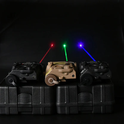 WADSN PEQ-15 LA-5C Désignateur Laser Tactique Rouge Vert Bleu – Rail 20mm - BLACKBEARD OUTDOOR INDUSTRIES
