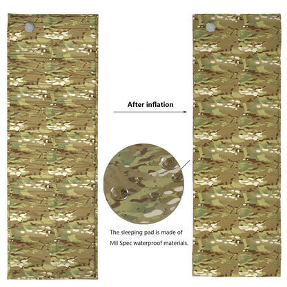 Matelas de bivouac autogonflant camouflage – 220 × 80 cm