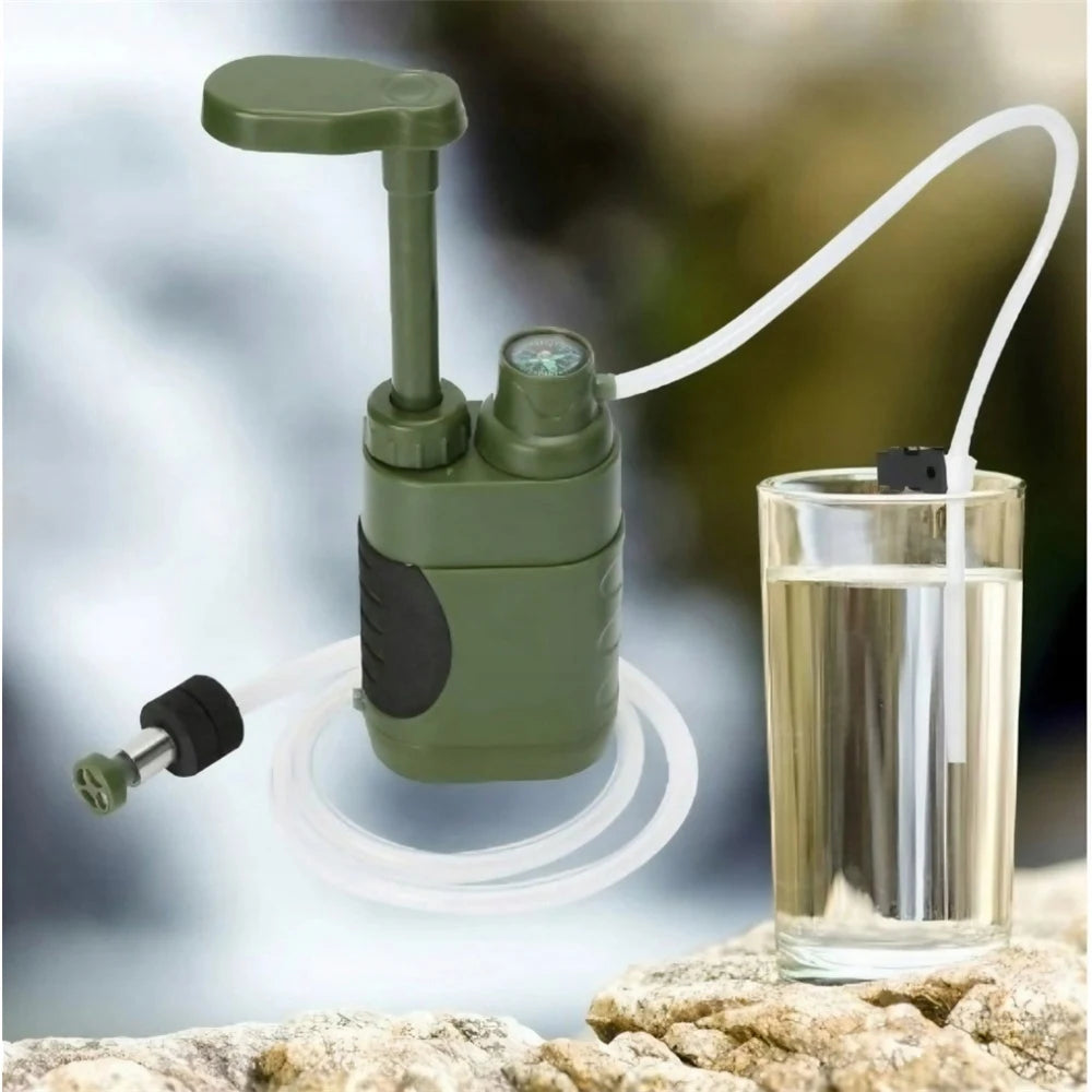 Filtre à Eau Portable 5 Étages 0,01µm – 3000L – Camping Survie Randonnée
