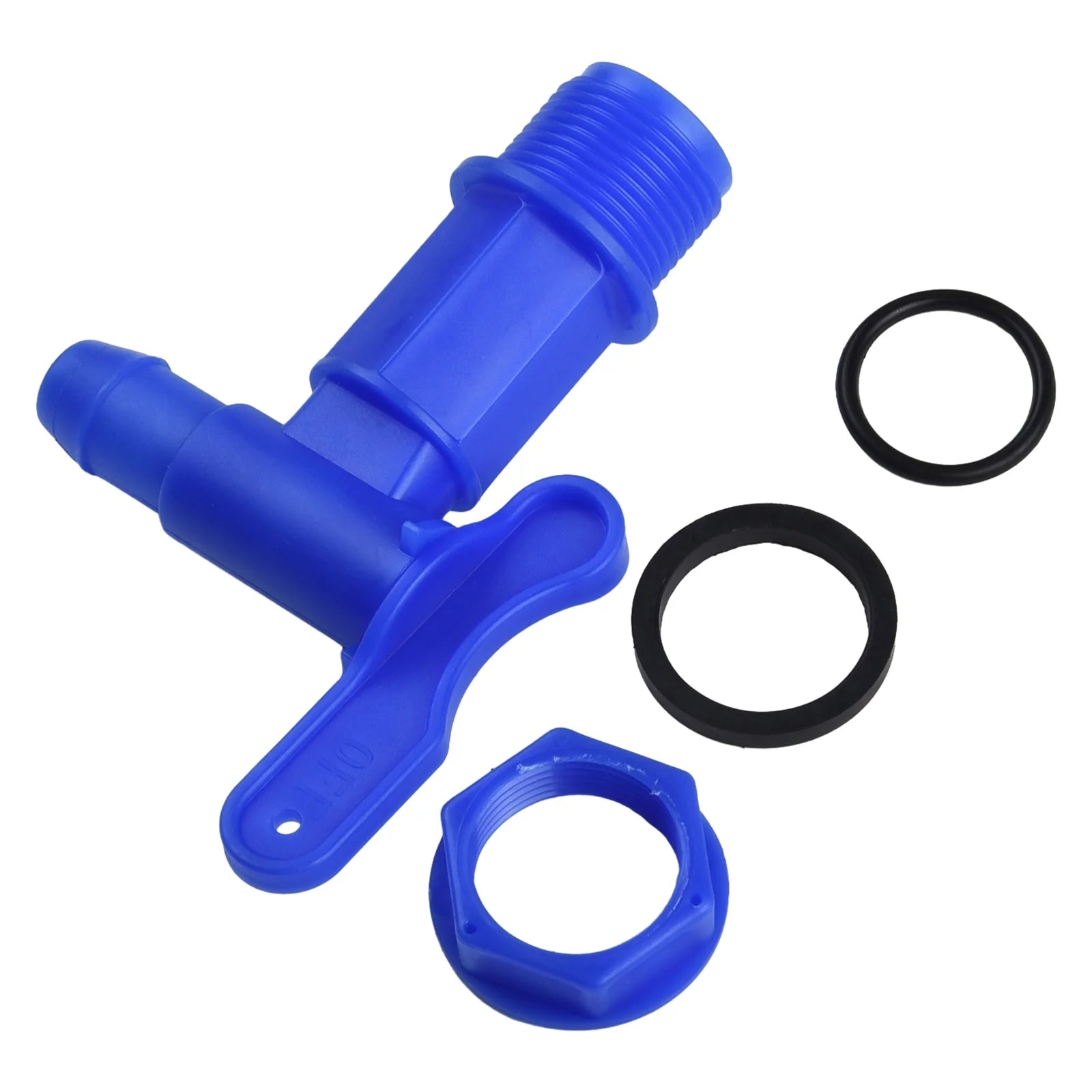 Robinet en plastique pour fût IBC – Raccord de réservoir d’eau/récupérateur d’eau de pluie - BLACKBEARD OUTDOOR INDUSTRIES