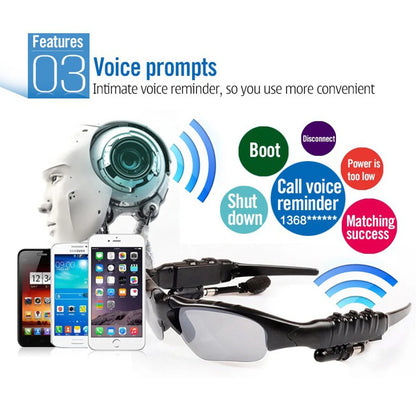 Lunettes Tactiques Bluetooth – Oreillettes Intégrées, Verres Polarisés UV | Outdoor & Sport