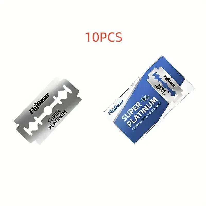 Outil professionnel de barbier – Lames de rasoir double tranchant classiques en acier inoxydable Ma boutique