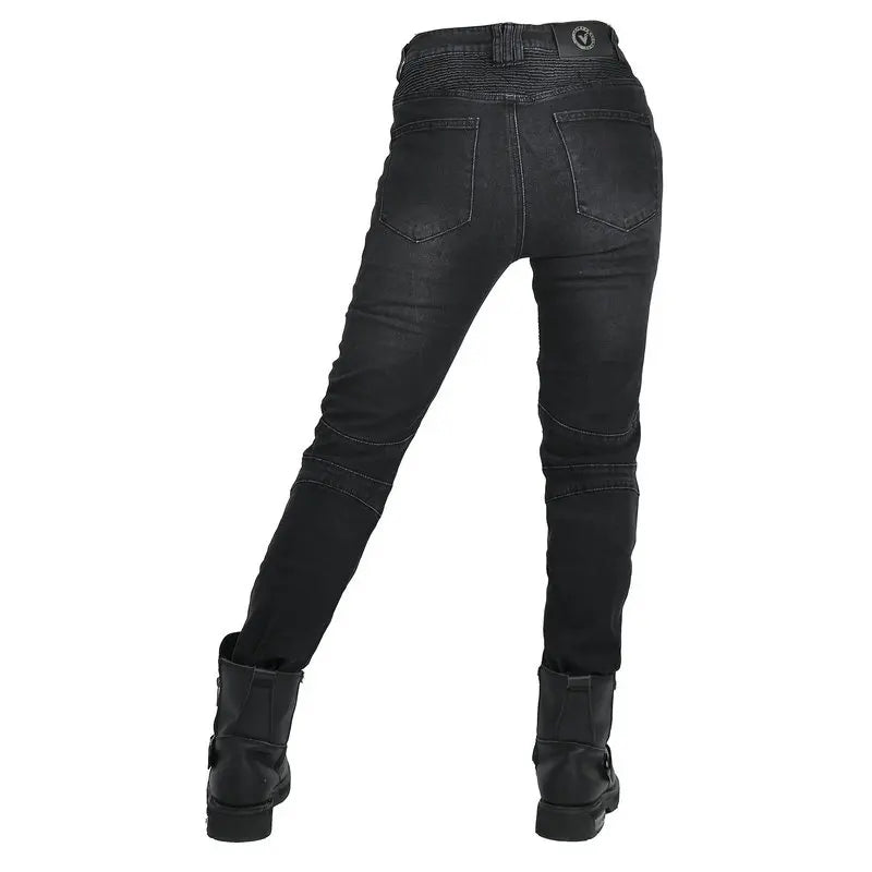 Jean moto tactique femme discret, police en civil
