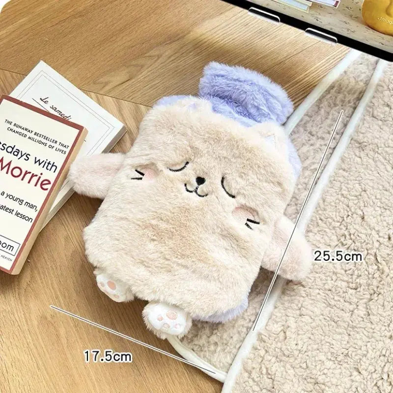 Bouillotte Kawaii Isolante en Caoutchouc avec Housse en Peluche Ma boutique