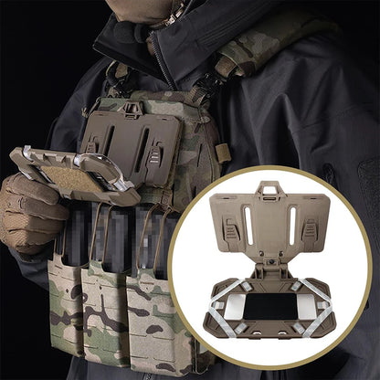 Porte-Téléphone MOLLE Pliant Navigation Board Tactique – Gilet Airsoft Chasse, 3 Couleurs - BLACKBEARD OUTDOOR INDUSTRIES