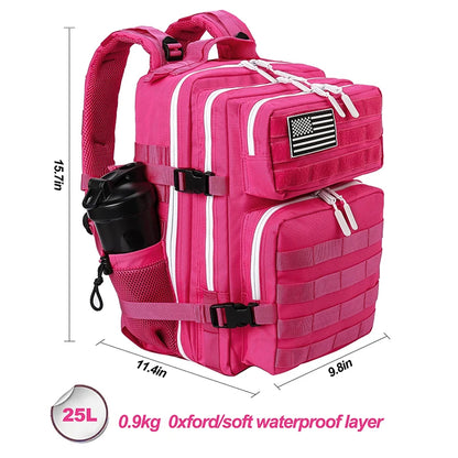 Sac à dos tactique 25 L MOLLE pour ordinateur 15 pouces