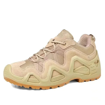 Chaussures Tactiques Mi-Hautes Militaires Désert – Cuir Suède, Randonnée & Outdoor, 39-46