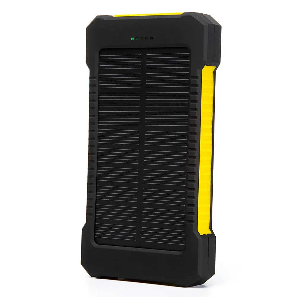 Power Bank Solaire 20 000mAh Étanche – Chargeur d'Urgence avec LED SOS & Boussole - BLACKBEARD OUTDOOR INDUSTRIES