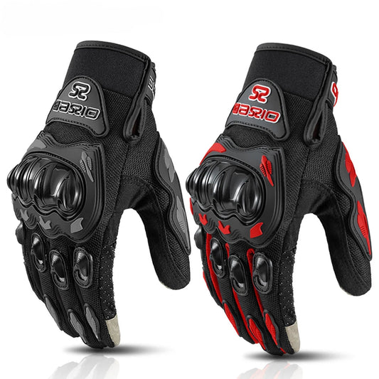 Gants Moto Été Respirants SUOMY – Plein Doigt Tactile Anti-Dérapant Motocross