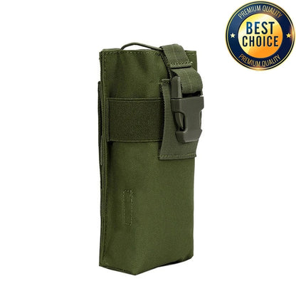 Pochette Tactique MOLLE pour Radio Walkie-Talkie – Porte-Bouteille d'Eau, Pochette de Magasin pour Activités de Plein Air, Camping et Sports BLACKBEARD OUTDOOR INDUSTRIES