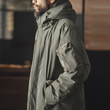 Parka M-51 homme en duvet de canard, coupe fishtail