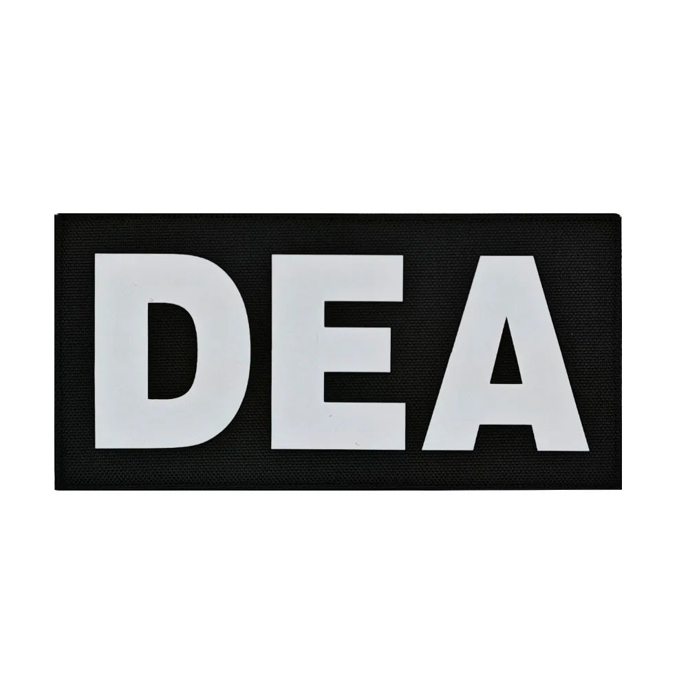 Patch PVC 3D DEA – Emblème Drug Enforcement Agency – Velcro Tactique