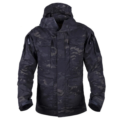 Veste M65 Militaire Homme | Coupe-Vent Tactique Étanche avec Capuche – Hiver/Automne - BLACKBEARD OUTDOOR INDUSTRIES