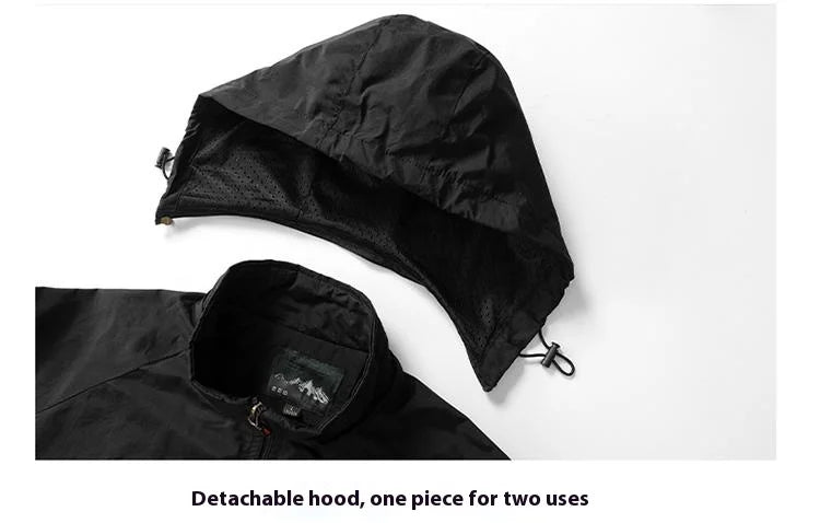 Veste de Randonnée Imperméable pour Homme - Pratique et Stylée pour le Printemps et l'Automne BLACKBEARD OUTDOOR INDUSTRIES