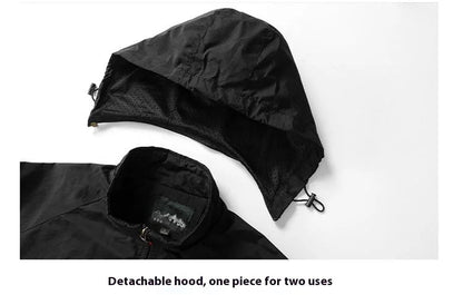 Veste de Randonnée Imperméable pour Homme - Pratique et Stylée pour le Printemps et l'Automne BLACKBEARD OUTDOOR INDUSTRIES