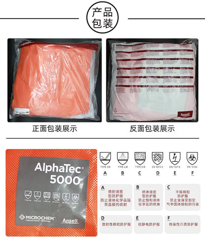 Ansell 5000 - Combinaison de Protection Chimique Haute Résistance - BLACKBEARD OUTDOOR INDUSTRIES