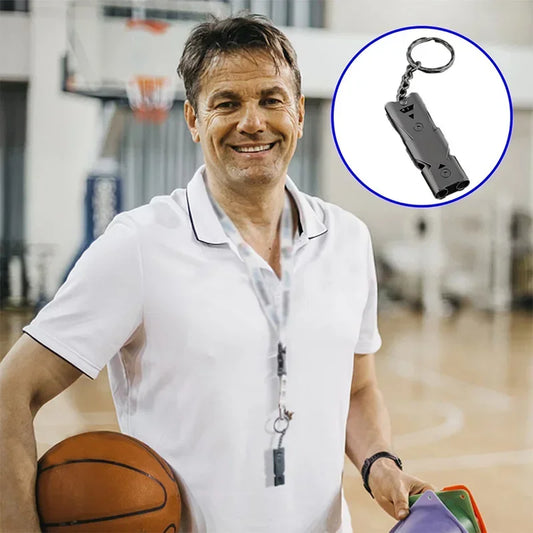 Sifflet d'Urgence Portable 180 dB – Double Tube | SOS, Survie, Randonnée, Camping, Sécurité - BLACKBEARD OUTDOOR INDUSTRIES