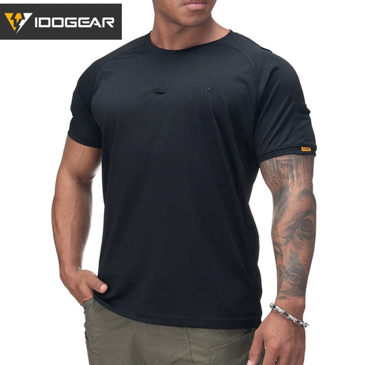 T-shirt tactique IDOGEAR respirant été sport quick dry - BLACKBEARD OUTDOOR INDUSTRIES